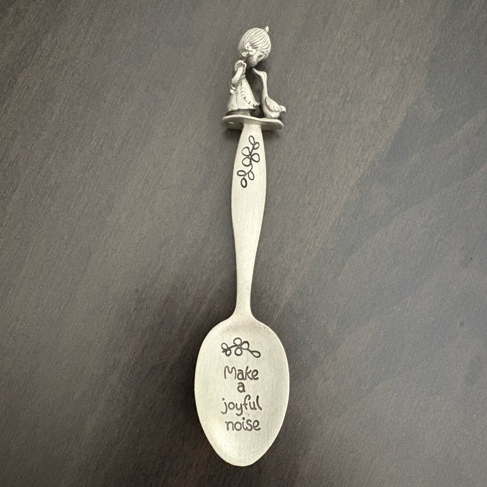Precious Moments Collector’s Spoon Make A Joyful Noise Enesco Vintage 1981